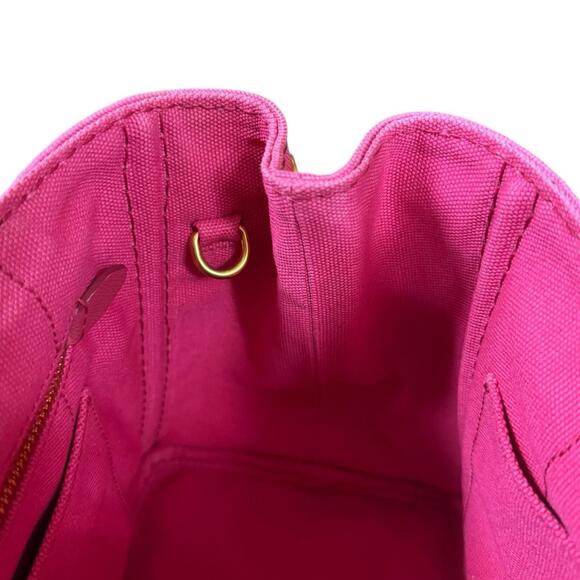 PRADA Pink Canvas Shoulder Bag - Picture 8 of 12